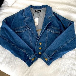 DENIM CROPPED JACKET